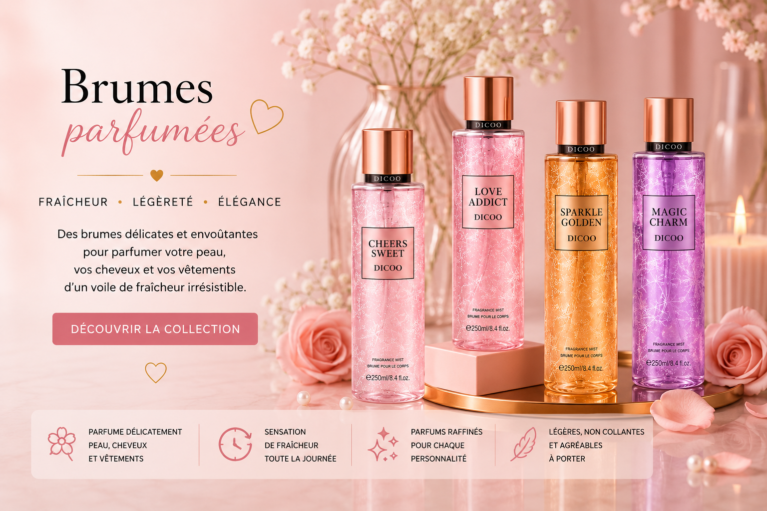 Brumes parfumées