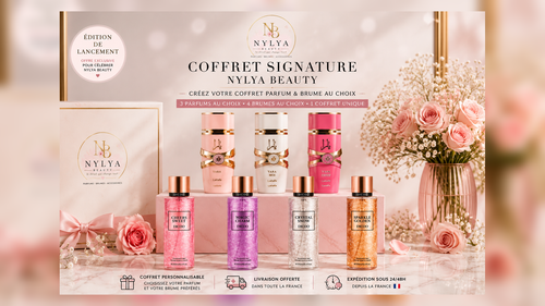 Coffret Signature Nylya Beauty – parfum et brume au choix